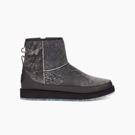 UGG X Ovadia Classic Mini Black Boots for Men (KJAS25839)